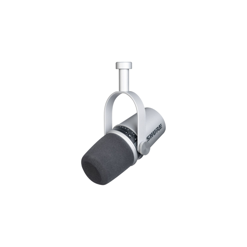 Shure MV7S Silver Podcast. Shure MV7S Silver Podcast.