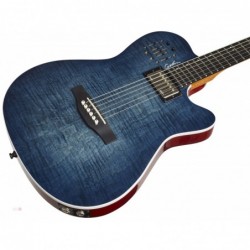 Godin A6 Ultra LTD Denim Blue Flame Hg