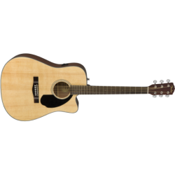 Fender CD-60SCE Dreadnought Walnut Fingerboard Natural