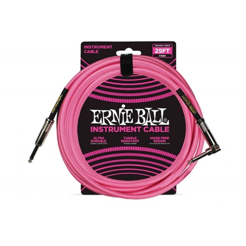 ERNIE BALL 6065 CAVO STRUMENTO NEON PINK