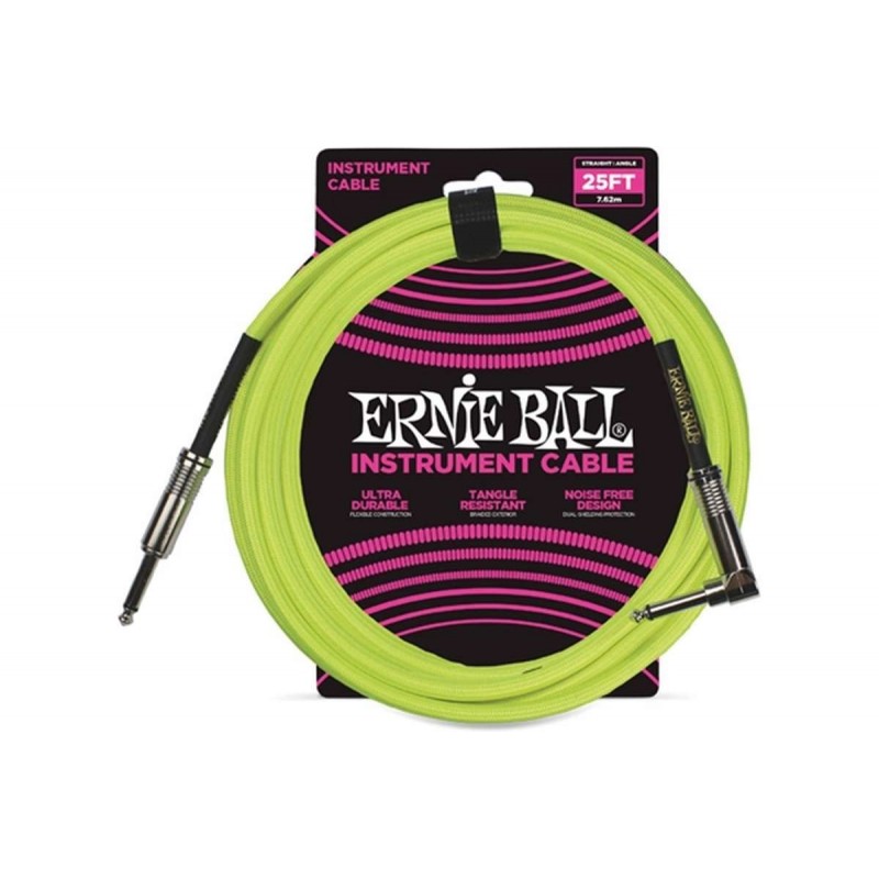 ERNIE BALL 6057 CAVO STRUMENTO VERDE ERNIE BALL 6057 CAVO STRUMENTO VERDE