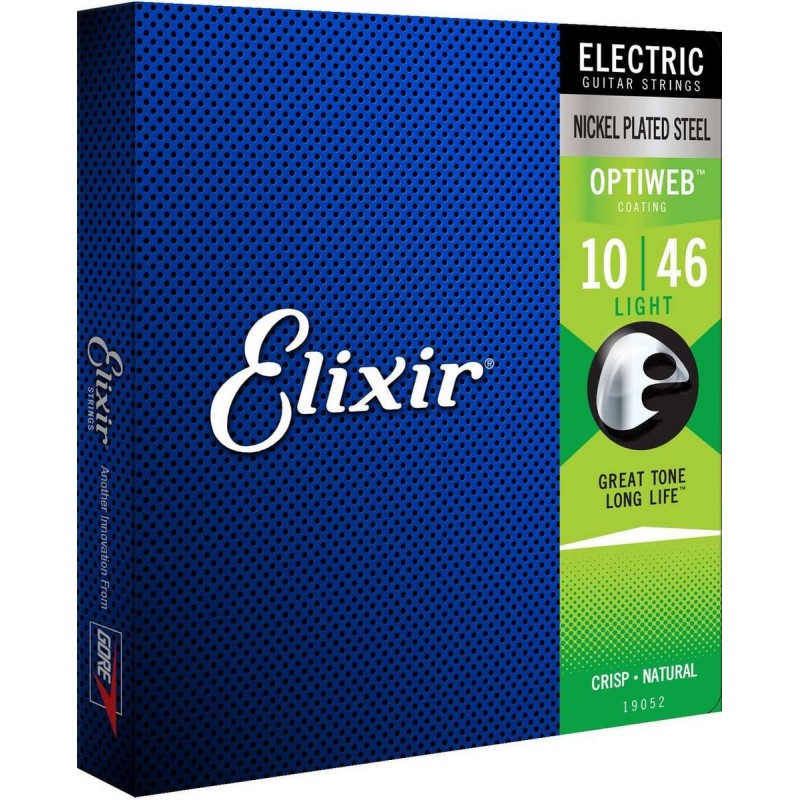 Elixir 19052 Light Optiweb Coating 