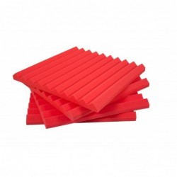 Pannello Fonoassorbente Monopiramide 4cm D35 Rosso