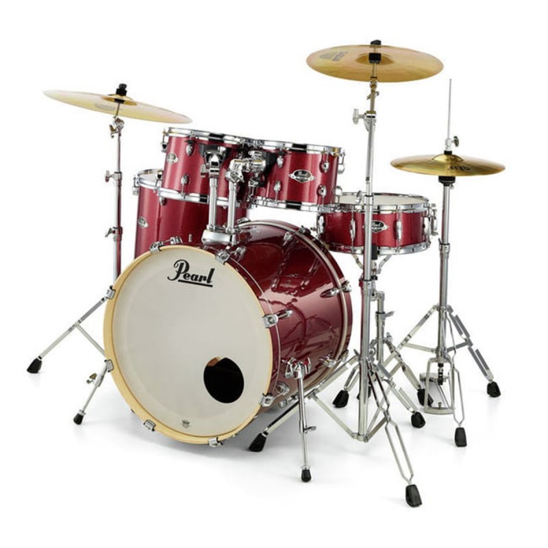 Pearl Export Black Cherry Glitter Exx725SBR/C704 + Set Piatti SBR