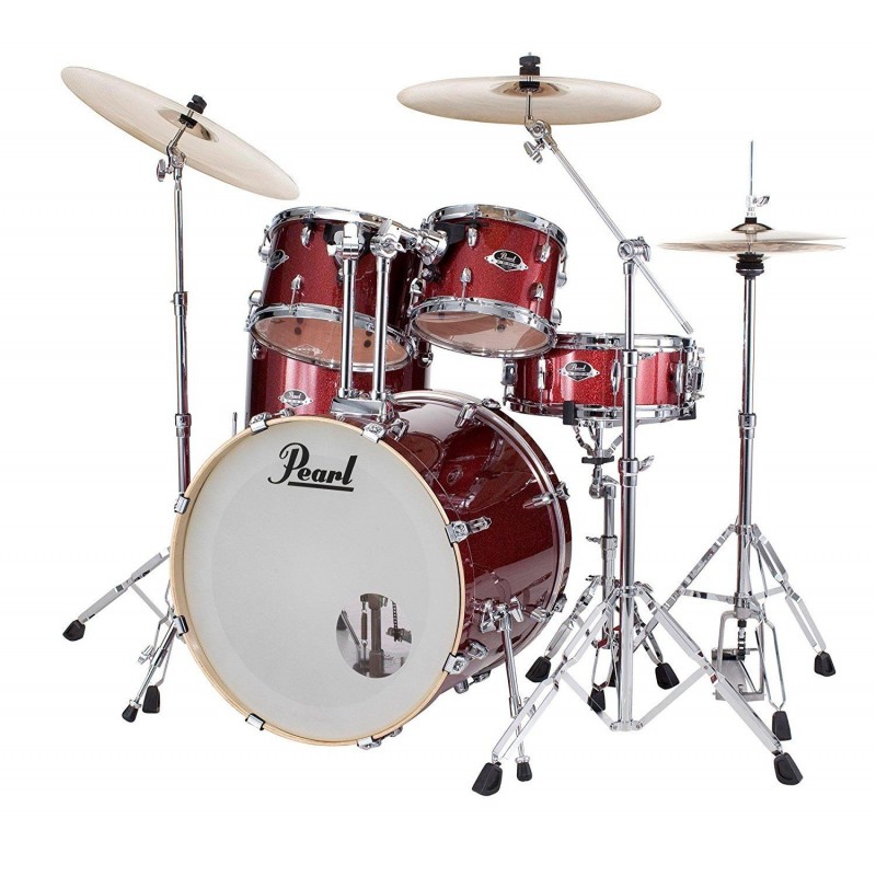 Pearl Export Black Cherry EXX705NBR/C704 + Set Piatti SBR