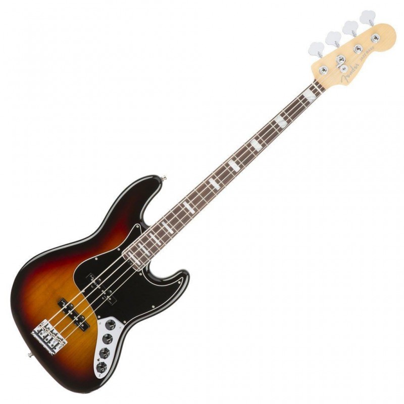 Fender American Elite Jazz Bass Rosewood Fingerboard 3 Color Sunburst