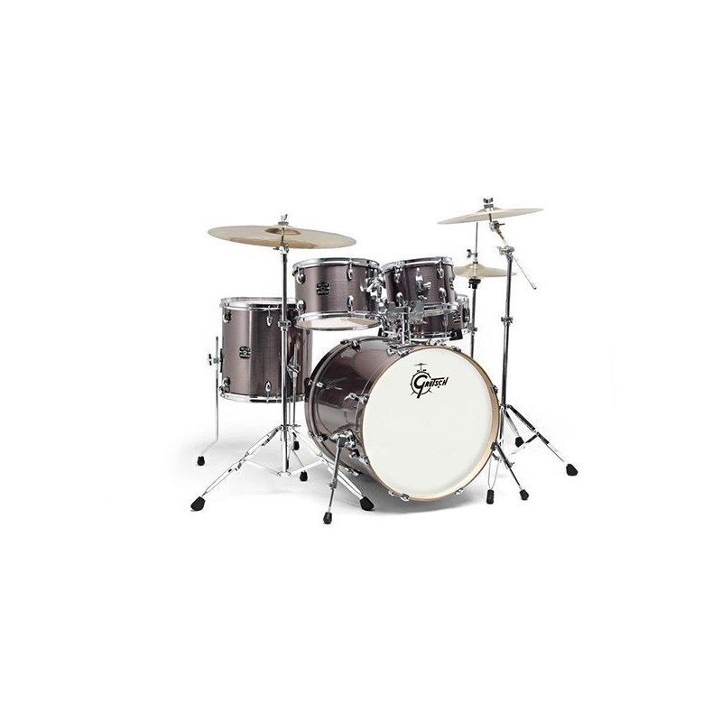Gretsch Energy Standard Grey Steel + Set 3 Piatti Paiste 101