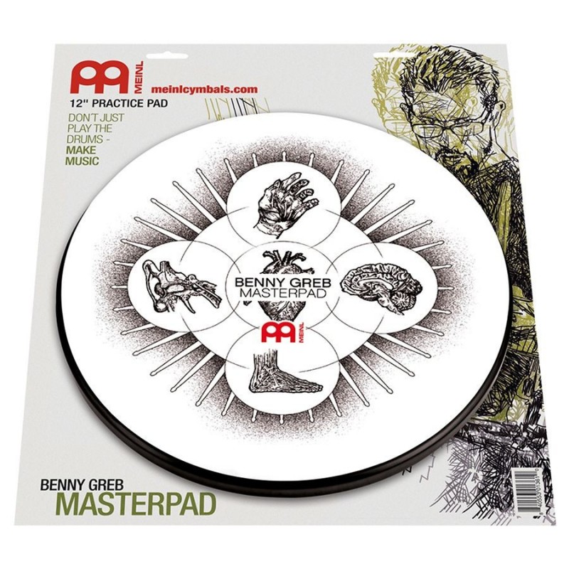 Meinl MPP-12-BG Benny Greb Masterpad 12" Practice Pad