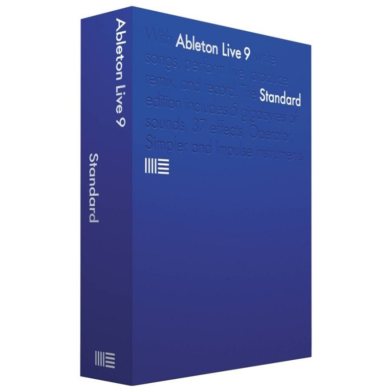 Ableton LIVE 9 STANDARD Ableton LIVE 9 STANDARD