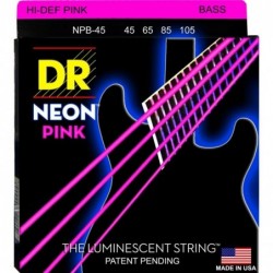 DR Strings K3 NEON HI DEF PINK NPB45