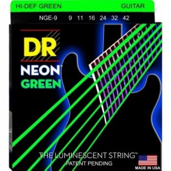 DR Strings K3 NEON HI-DEF GREEN NGE9