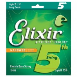 Elixir 15430 NANOWEB 5TH LIGHT B BASS