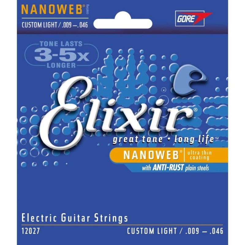 Elixir 12027 Nanoweb Custom Light Electric