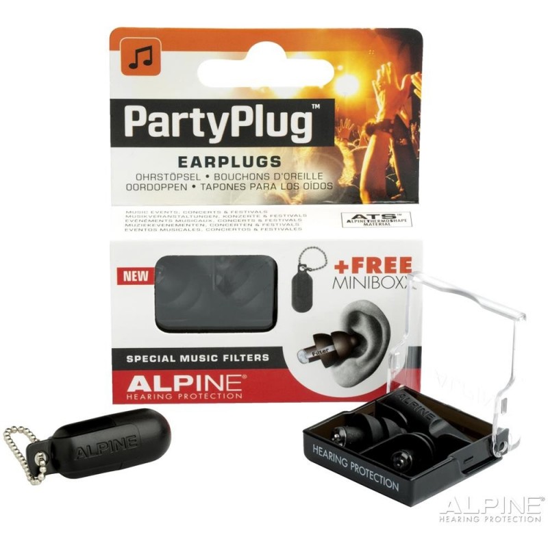 Alpine Set Earplug Alpine Partyplug Mkii Black Edition