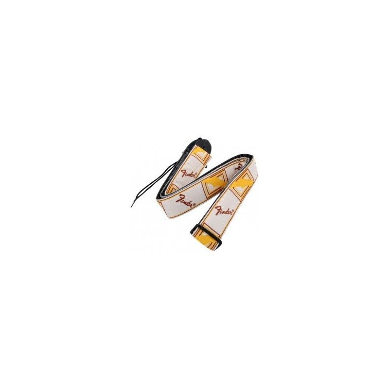 Fender Tracolla white brown yellow Fender Tracolla white brown yellow
