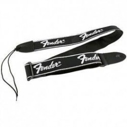 Fender Tracolla Black Silver Logo 2