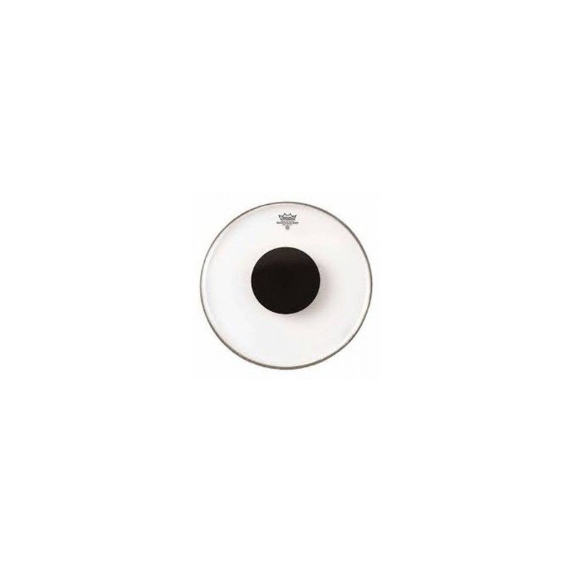 Remo 14" Controlled Sound Clear Black DOT CS-0314-10 