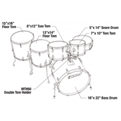 Tama ImperialStar IE58H6W HBK Hairline Black