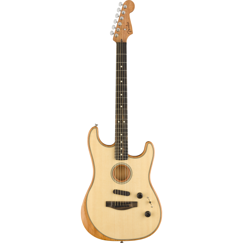Fender American Acoustasonic Stratocaster Natural con Bag