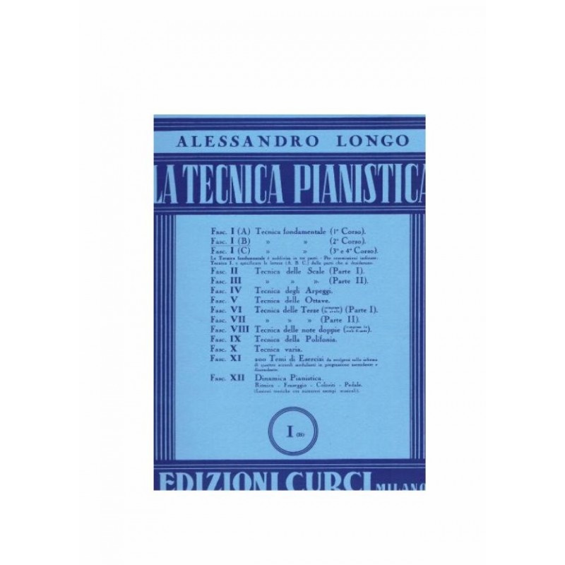 CURCI LONGO LA TECNICA PIANISTICA 1A