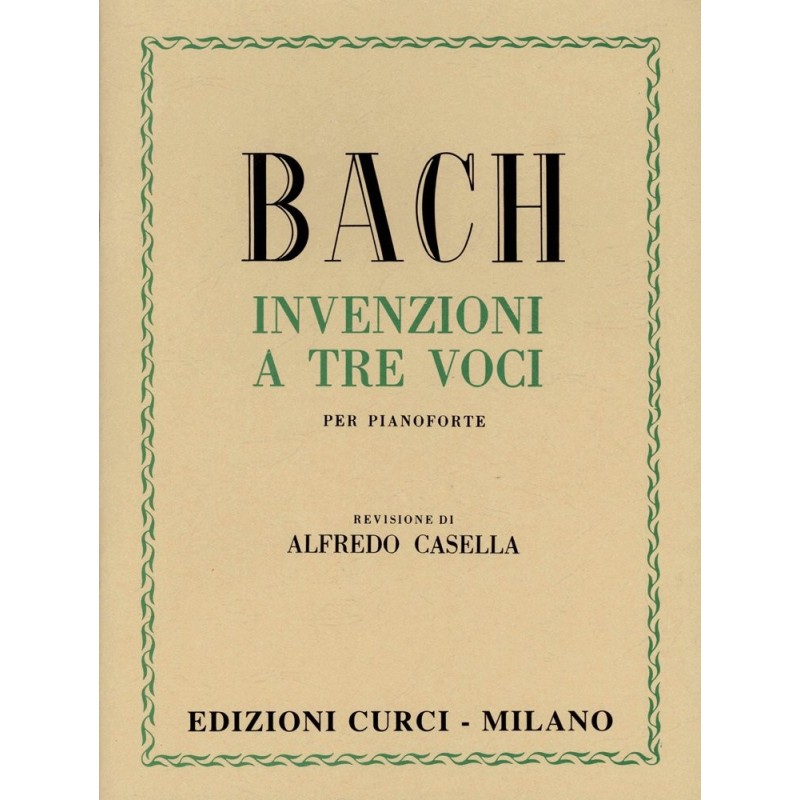 BACH INVENZIONI A TRE VOCI