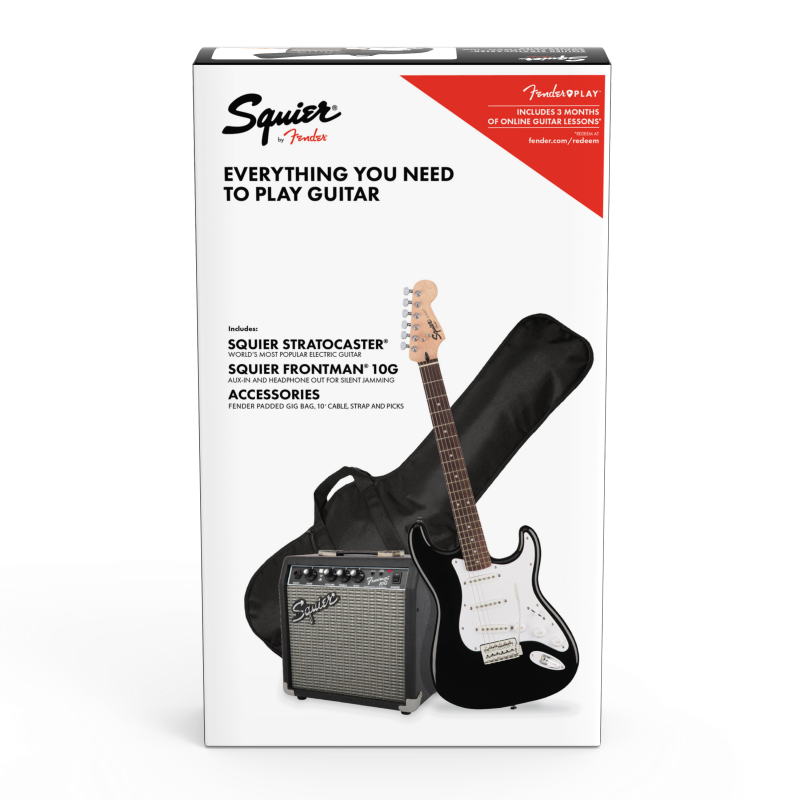 Fender Squier Stratocaster Pack BLK