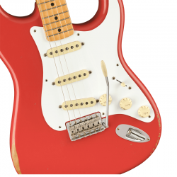 Fender Vintera Road Worn '50s Stratocaster FRD Fiesta Red