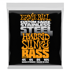 Ernieball 2843 Hybrid Slinky Stainless Steel 45-105