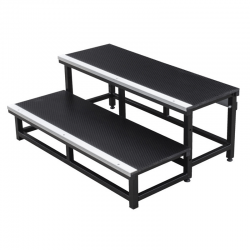 SHOWGEAR Scale Mammoth Palco/Dex 40 cm – 2 passi – Nero/Grigio