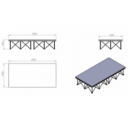 Supporto Sagitter MODRS2H40BK