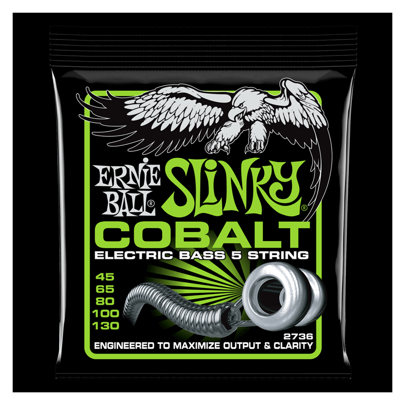 Ernie Ball 2736 Bass 5 Slinky Cobalt