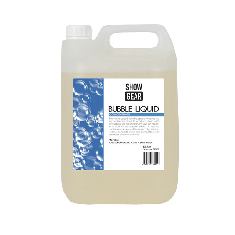 Showgear Bubble Liquid 5L