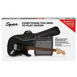 Fender Affinity Series Stratocaster Hss Pack Charcoal Frost Metallic