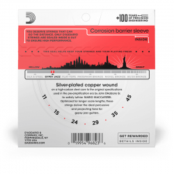 D'addario EJ84M Gipsy Jazz Medium 11-45