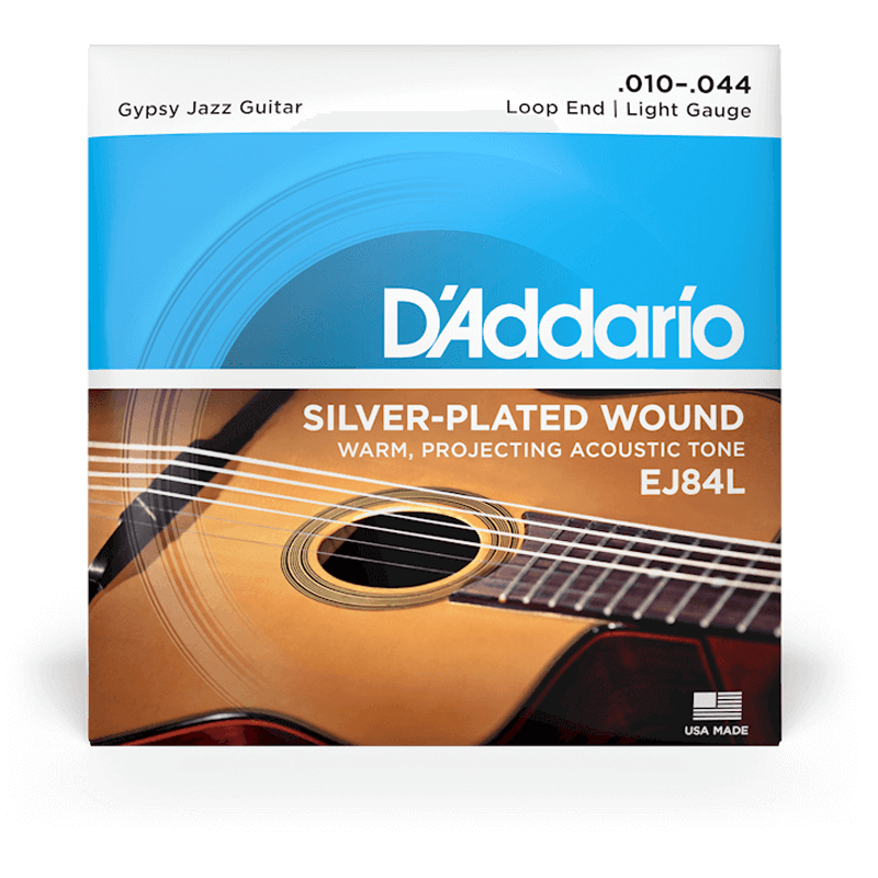 D'addario EJ84L Gipsy Jazz Regular 10-44