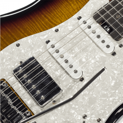 Schecter Traditional R66 Elite Modern HSS Rosewood Fingerboard 3 Tone Sunburst