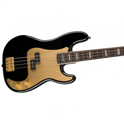 Fender Squier 40TH Anniversary Precision Bass Gold Edition Black