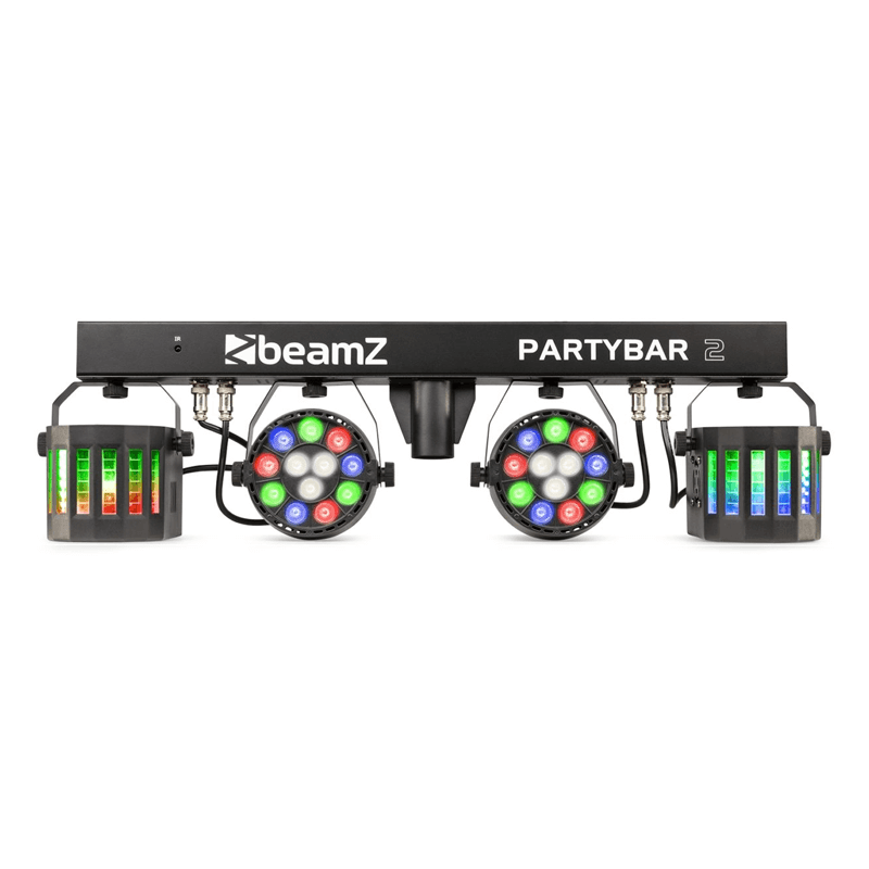 BeamZ PartyBar2 + 2xPar 12x1+ 2xDerby