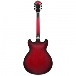 Ibanez AS53 Sunburst Red Flat