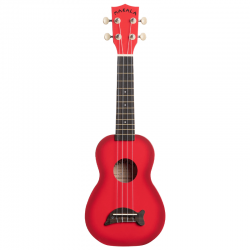 Kala Ukulele Red Burst Soprano Dolphine