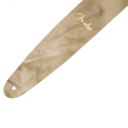 Fender Tie Dye Leather Strap Natural