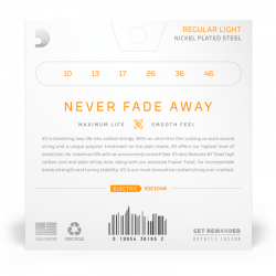 D'addario XSE1046 Regular Light Coated Electric Guitar Strings