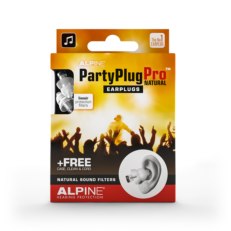 Alpine Set Earplugs Partyplug Pro Natural