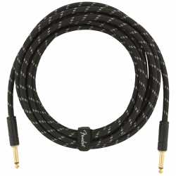 Fender Deluxe Tweed Instrument Cables Black Tweed