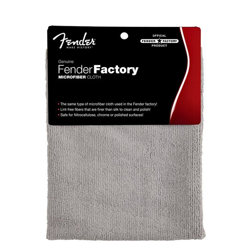 Fender Factory Microfiber Cloth Grigio