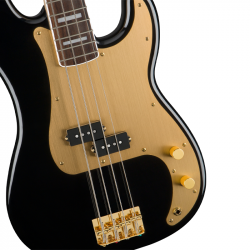 Fender Squier 40Th Anniversary Precision Bass Gold Edition Black