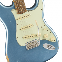 Fender Vintera Road Worn 60s Stratocaster, PauFerro Fingerboard, Lake Placid Blue