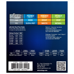 Elixir Strings 16542 Electric Guitar Pack 2+1 010/046