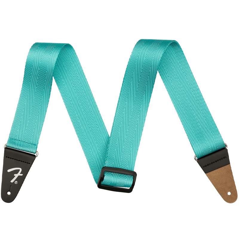 Fender American Professional Seat Belt Strap Miami Blue