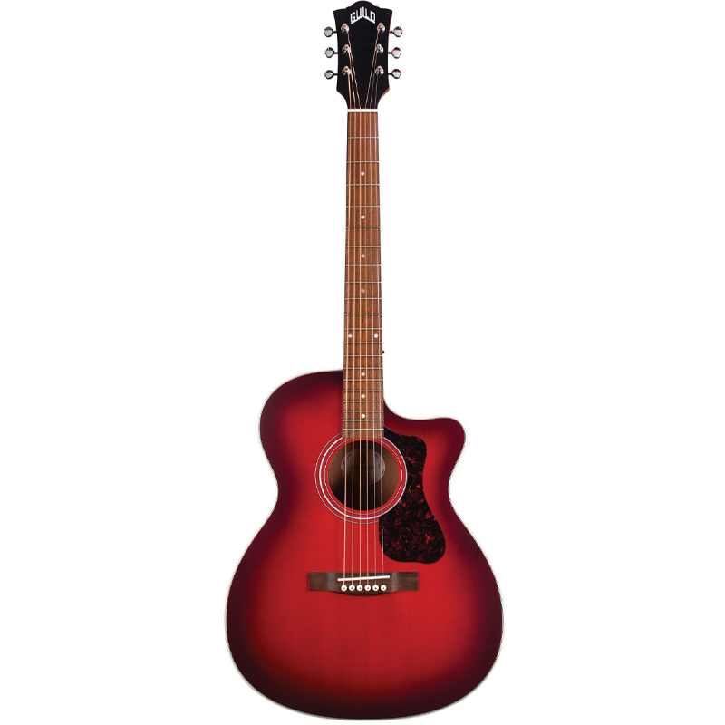 Guild IT OM-240CE Oxblood Burst